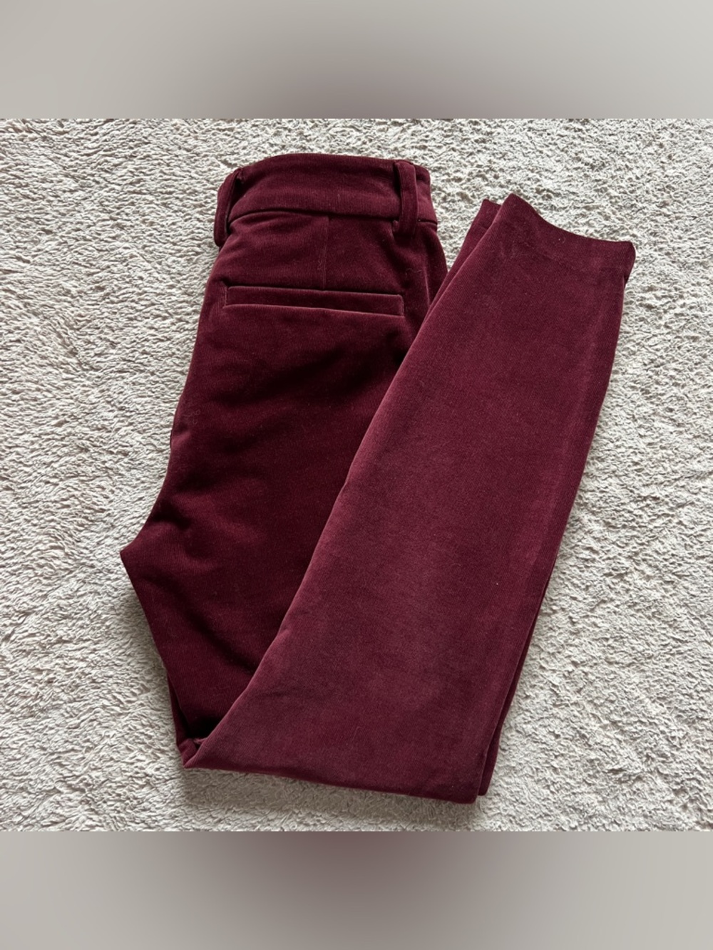 NWT Duluth Trading Co. Corduroy High Rise Skinny Ankle Pants Preppy Cottage Sz4